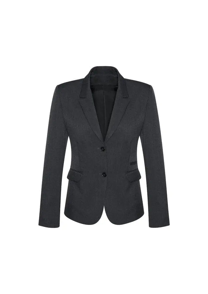 Biz Corporates Womens 2 Button Mid Length Jacket 60119 - Flash Uniforms